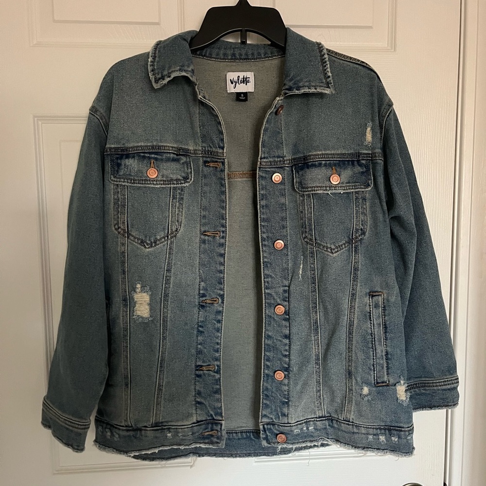 Vylette Denim Jacket, size S- Women’s